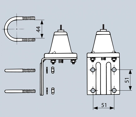 BCL 1 KA SM MA Mounting Bracket